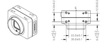 Beamfiler激光光斑分析儀尺寸圖二 Beamfiler激光光斑分析儀尺寸圖二